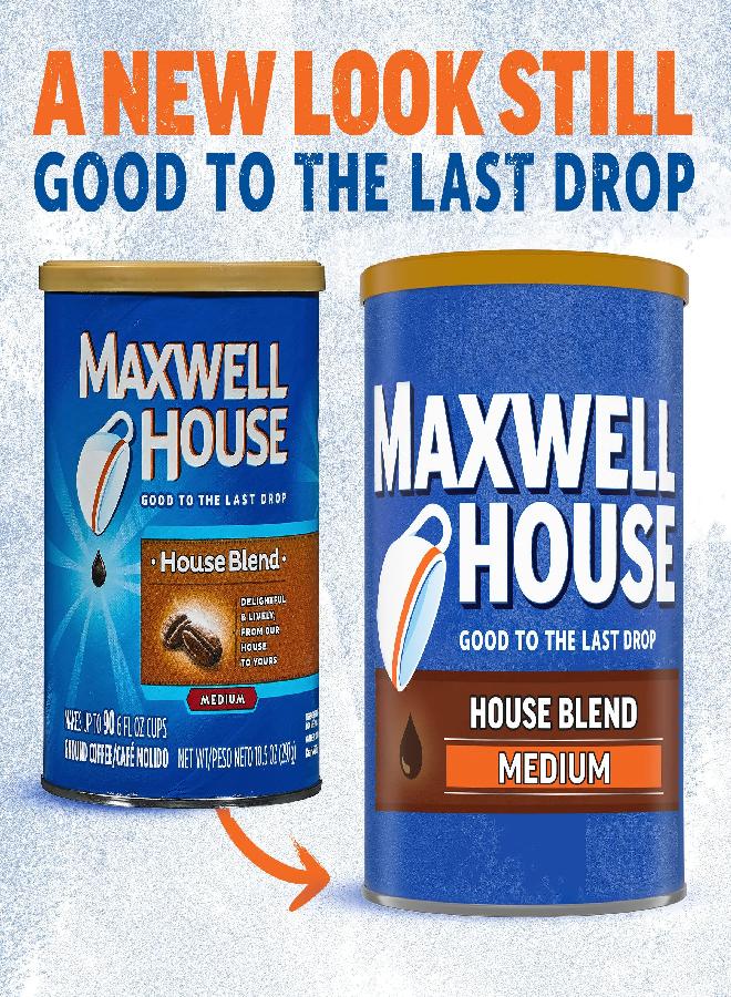 Maxwell House Ground Coffee, House Blend, 10.5 Ounce - Image 2